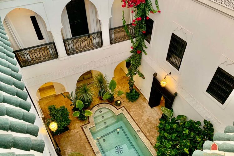 出售马拉喀什的完美历史里亚德 - 出售马拉喀什的里亚德 - 马拉喀什房地产 - immobilier marrakech - riads a vendre marrakech